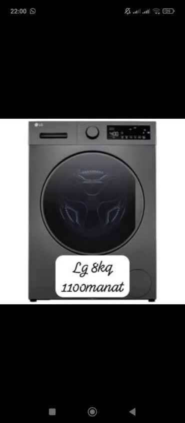 Paltaryuyan maşınlar: Paltaryuyan maşın 8 kq, Yeni, Kredit var, Pulsuz çatdırılma, Rayonlara çatdırılma -da lalafo.az — 11 Paltaryuyan maşınlar: Paltaryuyan maşın 8 kq, Yeni, Kredit var, Pulsuz çatdırılma, Rayonlara çatdırılma — 11