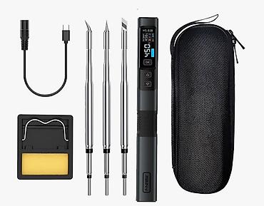 mini usb: Умный паяльник FNIRSI HS-02B Профессиональный компактный — 1