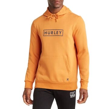 Угги: HURLEY. Худи из флиса с логотипом.Красочный логотип в коробке