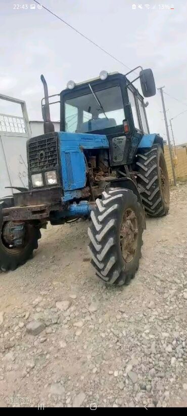 ot biçən traktor: Traktor Belarus (MTZ) 821, 1999 il, 82 at gücü, motor 3.6 l, İşlənmiş