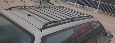 Багажники на крышу и фаркопы: Багажник на Пассат Б3 - Б4 на крышу на длинные рога - рейлинги Лёгкий