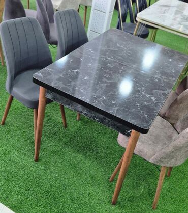 Masa və oturacaq dəstləri: Mətbəx üçün, Yeni, Açılan, Dördbucaq masa, 4 stul — 8