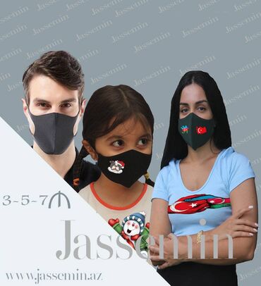 3m maskalar - Azərbaycan: Maska Türkiyə istehsalı (yuyulub təkrar istifadəyə yararlı)