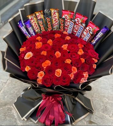 Buket güllər: Hər növ buketlərin hazırlanması mövcuddur Endirimlərdən faydalanmaq — 7