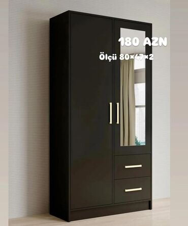 Dolablar: Yeni, Açılan, 3 qapılı Düz dolab, Qarderob, paltar dolabı, Azərbaycan — 6