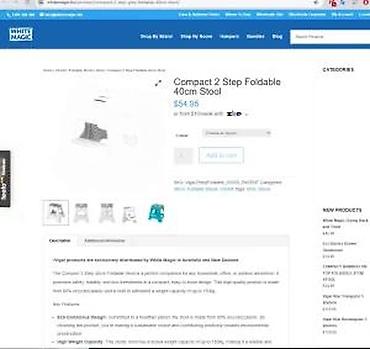 Ostali dečiji nameštaj: Preklopna plastična sklopiva stolica/tabure – HOBBY - Višenamenska — 21