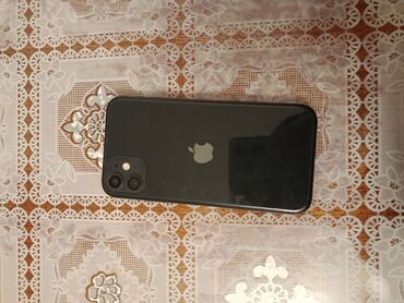 продам телефон самсунг бу: IPhone 11, Колдонулган, 128 ГБ, Кара, 96 %