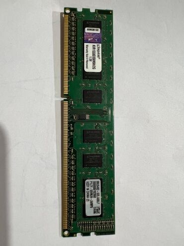 diz üstü kompüterlər: Operativ yaddaş (RAM) Kingston, 2 GB, 1333 Mhz, DDR3, PC üçün, İşlənmiş