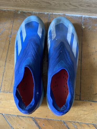 спортивные витамины для мужчин: Футбольные бутсы Adidas X Speedflow+ в синем цвете, созданные для