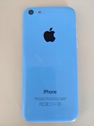 iphone x qiriq: IPhone 5c, 16 GB, Mavi, Qırıq