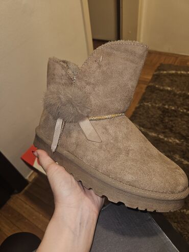 hajkir obuca: Ugg mini boots, color - Beige, 38