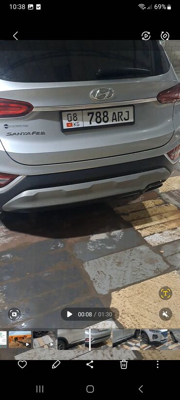 машина кж ноокат: Hyundai Santa Fe: 2020 г., 2.4 л, Автомат, Бензин, Кроссовер