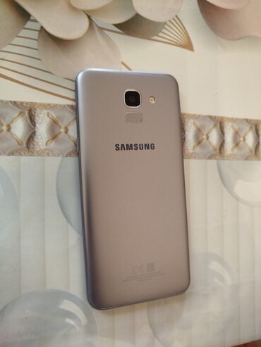 samsung galaxy a 3: Samsung Galaxy J6, 2 GB, rəng - Boz, Sensor, Barmaq izi, İki sim kartlı