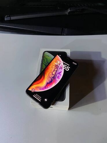 iphone xs max satilir: IPhone Xs Max, 64 GB, Qara, Face ID