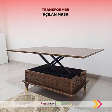 Masalar: Jurnal masası, Yeni, Transformer, Laminat, Dördbucaq masa — 5