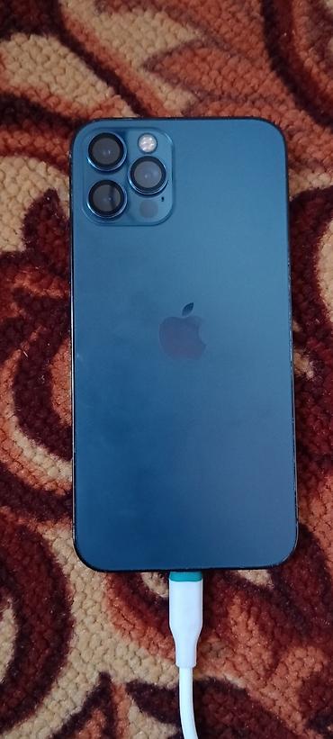 IPhone 12 Pro, Б/у, 128 ГБ, Pacific Blue, Кабель, 86 %