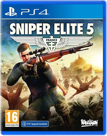 Oyun diskləri və kartricləri: Ps4 üçün sniper elite 5 oyunu. 📀Playstation 4 və playstation 5