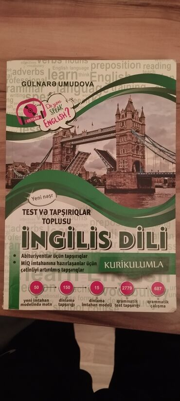 ingilis dili oyrenmek ucun kitaplar pdf: İngilis dili test kitabı