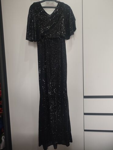 Женская одежда: Вечернее платье, Русалка, Длинная модель, Стразы, XL (EU 42), 2XL (EU 44)