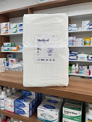 Medical Adult Diaper – XL ölçü, 30 ədəd - Növ: Böyüklər üçün uşaq