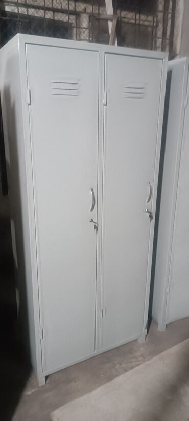 Ofis dolabları: Metall geyim dolabı – 2 qapılı - Material: möhkəm polad konstruksiya — 9