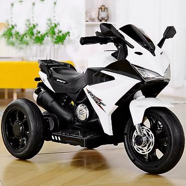 trail patike: Dečiji motor na akumulator na 3 točka – Beli (6V) Model — 2
