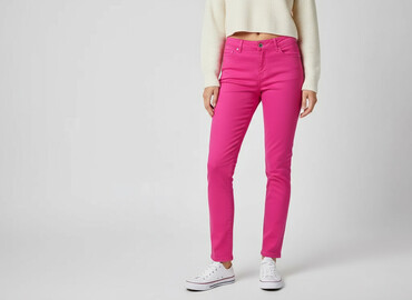 białe spodnie hello kitty: Jeans for women, size L