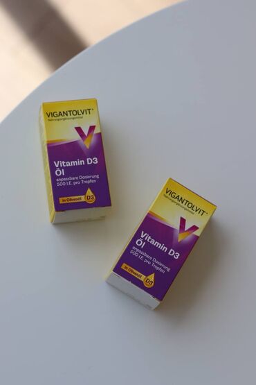 Витамины и БАДы: Масло витамина D3 VIGANTOLVIT - 500 МЕ на каплю С регулируемой