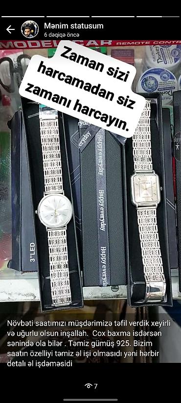 toy ucun salvar koftalar: Yeni, Qol saatı, rəng - Gümüşü — 10