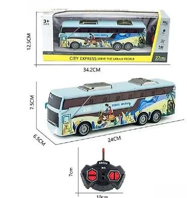 čunga lunga sličice: Autobus na daljinski 🚌🎮 Ovaj autobus se kreće u 4 pravca: napred — 1