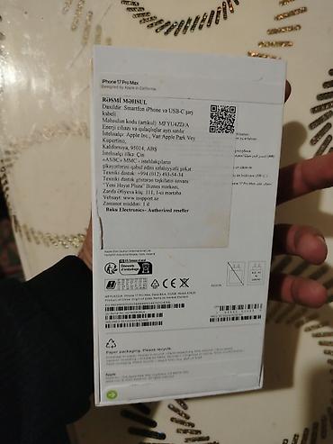 poco x4 gt ekran: IPhone 17 Pro Max, 512 GB, Göy, Zəmanət, Kredit, Qırıq — 3
