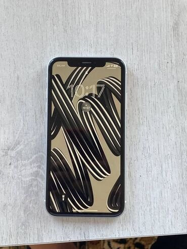 iphone xr ош: IPhone Xr, Колдонулган, 128 ГБ, Ак, Заряддоочу түзүлүш, Каптама, Кабель, 78 %