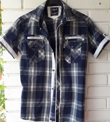 hugo odela: Shirt Short sleeves, M (EU 50), color - Multicolored