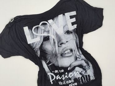 czarne obcisła bluzki: Women's blouse, size One size