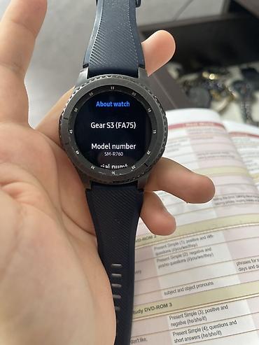 Aksesuarlar: Alınan günnən 3-4 gün istifadə olunub. - Model: Gear S3 (SM‑R760) - — 3