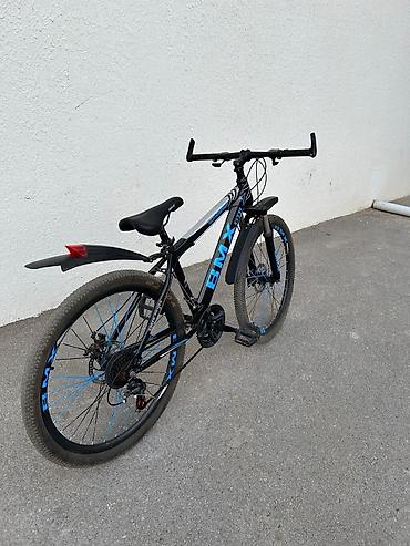 velosiped 26 saft: BMX marka dağ/şose tipli velosiped - Rəng: qara-göy qrafika ilə - — 3