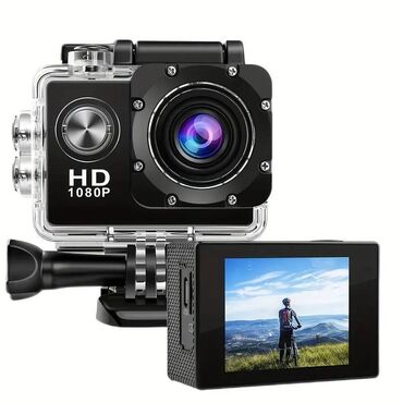 Videokameralar: 140° Geniş Bucaqlı 1080P HD Fəaliyyət Kamerası, 5,08 sm LCD Ekran -