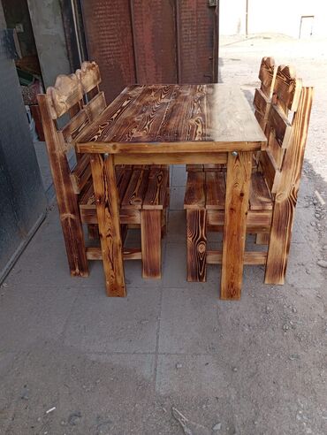 художественная ковка мебель: Новый, Простой стул, Дерево, Азербайджан