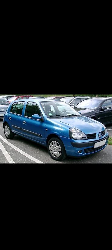 auto pragovi: Renault Clio druge generacije, hečbek sa 5 vrata u plavoj boji. Vozilo — 1