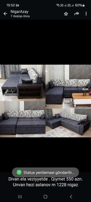 arenda cay evi: Угловой диван