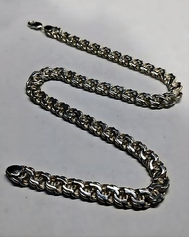 Серебряные цепочки: Браслет Питон 80 гр Ручная работа Серебро 925 проба Делаем на Заказ — 7