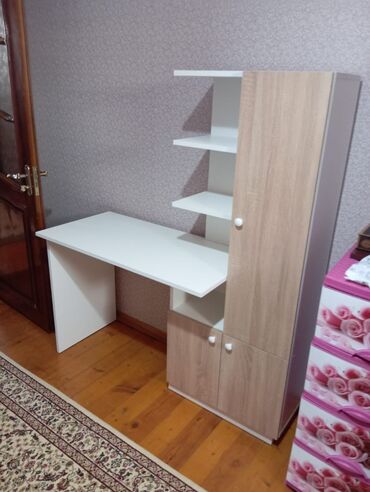 Uşaq masaları: Yazı masası. Sifarişlə istənilən cür istənilən rəngdə hazırlanır — 9