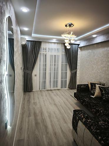 deniz qiragi evler: Satılır: müasir dizaynlı 1 otaqlı mənzil interyeri və mebel-avadanlıq — 3