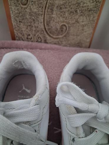 Patike: Puma dečije patike – koža/sintetika, bela boja sa puder‑roze Puma — 11