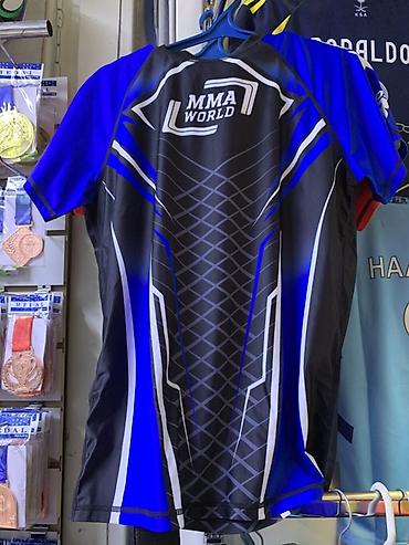 Спортивная компрессионная футболка MMA WORLD Размеры уточняйте! - at lalafo.kg Спортивная компрессионная футболка MMA WORLD Размеры уточняйте! -