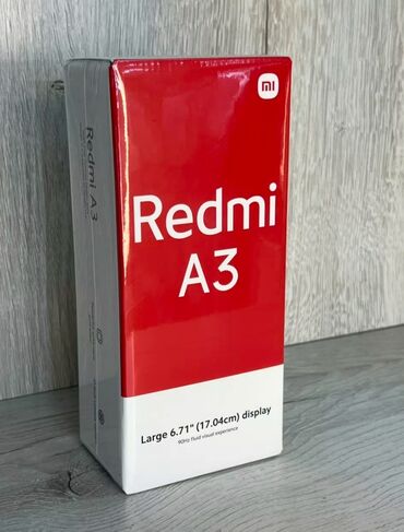 телефон redmi 13c: Redmi, Redmi A3, Жаңы, 128 ГБ, түсү - Кара, 2 SIM