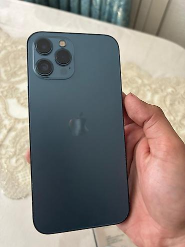 Apple iPhone: IPhone 12 Pro Max, Pacific Blue, Face ID — 1