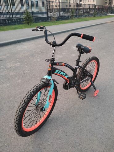 велосипед бу детский: Продаю велосипед для 5-6-7 лет. 5500сом. адрес: Кок-Жар. Ахунбаева