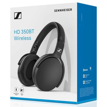 Микрофоны: Новый Беспроводные (Bluetooth) Наушники, Sennheiser, цвет - Черный