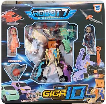 Игровой набор Robot 7 GIGA IO Super (Super Deformation Fit) -